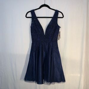 NWT || Gianni Bini Blue Midi Dress